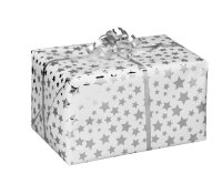 JUNG SCHÖNER VERPACKEN Geschenkpapier Diadem silber...