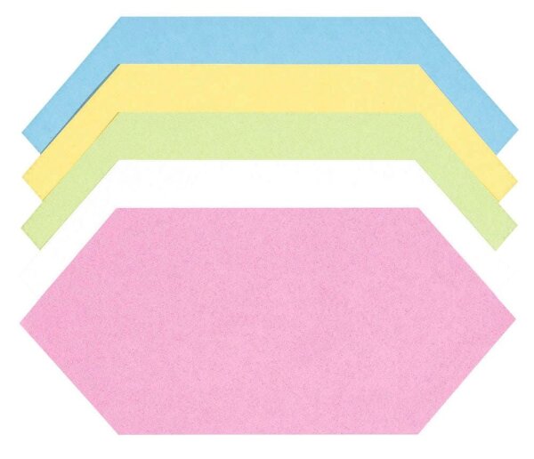Moderationskarten farbsortiert 20,5 x 9,5 cm, 500 St.