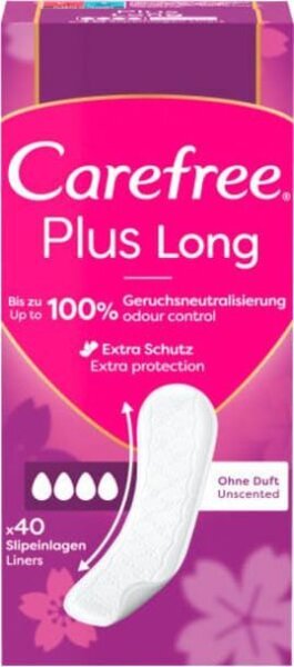 Carefree Slipeinlagen Plus Long, 40 St.