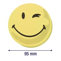 FRANKEN Moderationskarten gelb Ø 9,5 cm, 100 Blatt