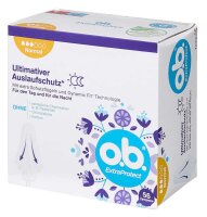 o.b. Tampons ExtraProtect Normal für mittlere/stärkere Periode, 56 St.