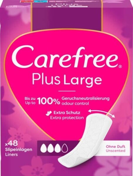 Carefree Slipeinlagen Plus Large, 48 St.