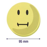 FRANKEN Moderationskarten gelb Ø 9,5 cm, 100 Blatt