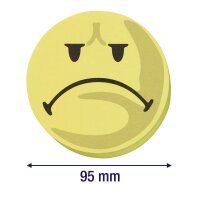 FRANKEN Moderationskarten gelb Ø 9,5 cm, 100 Blatt