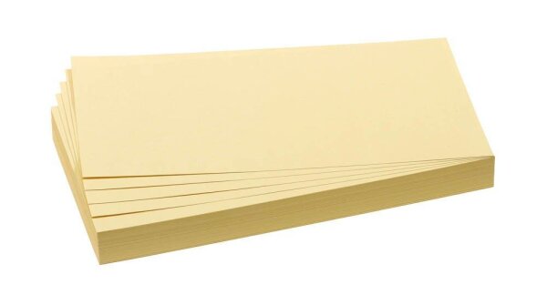 FRANKEN Moderationskarten gelb 9,5 x 20,5 cm, 500 Blatt
