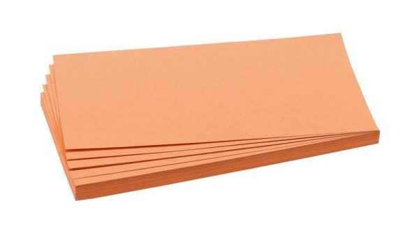 FRANKEN Moderationskarten orange 9,5 x 20,5 cm, 500 Blatt