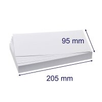FRANKEN Moderationskarten weiß 9,5 x 20,5 cm, 500...