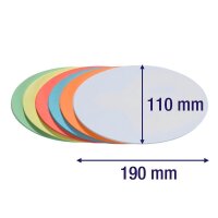 FRANKEN Moderationskarten farbsortiert 11,0 x 19,0 cm,...