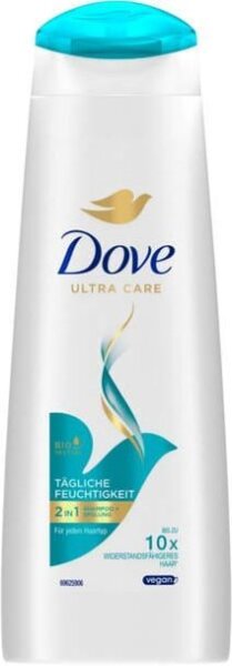 Dove Tägliche Feuchtigkeit 2in1 Shampoo & Spülung 250 ml