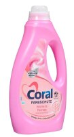 Coral FARBSCHUTZ Wolle & Feines Waschmittel flüssig, 1,15 l