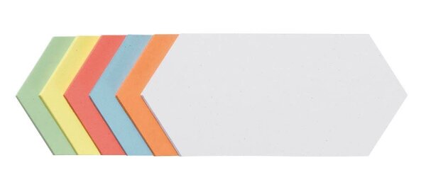 FRANKEN Moderationskarten farbsortiert 9,5 x 20,5 cm, 250 Blatt