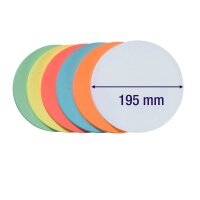 FRANKEN Moderationskarten farbsortiert 9,5 x 20,5 cm, 250 Blatt