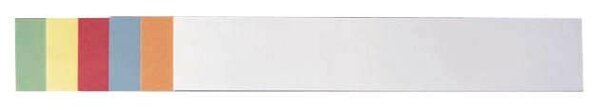 FRANKEN Moderationskarten farbsortiert 9,5 x 54,5 cm, 100 Blatt