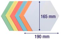 FRANKEN Moderationskarten farbsortiert 16,5 x 19,0 cm,...