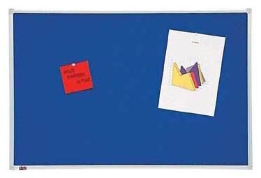dots Pinnwand 90,0 x 60,0 cm Textil blau