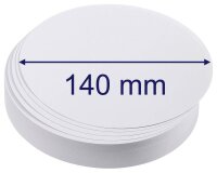 FRANKEN Moderationskarten weiß Ø 14,0 cm,...