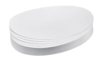 FRANKEN Moderationskarten weiß 11,0 x 19,0 cm, 500...
