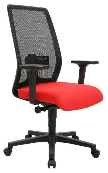 Topstar Bürostuhl EURO STAR 200, EU20OG210 Stoff rot, Gestell schwarz