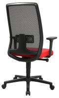 Topstar Bürostuhl EURO STAR 200, EU20OG210 Stoff rot, Gestell schwarz