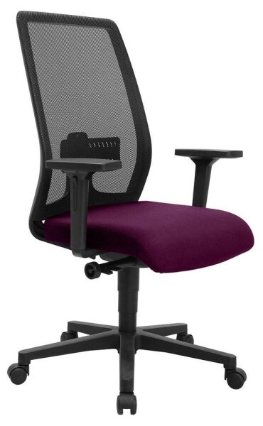 Topstar Bürostuhl EURO STAR 200, EU20OG030 Stoff lila, Gestell schwarz