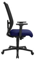 Topstar Bürostuhl EURO STAR 200, EU20OG260 Stoff blau, Gestell schwarz