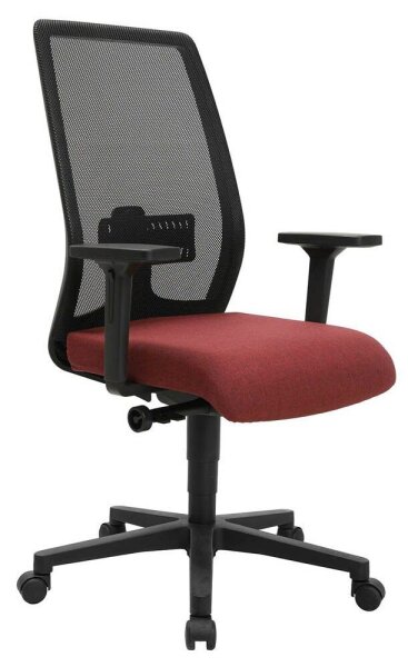 Topstar Bürostuhl EURO STAR 200, EU20OG270 Stoff rot, Gestell schwarz