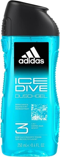 adidas Ice Dive 3in1 Duschgel 250 ml
