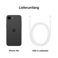 Apple iPhone 16e schwarz 128 GB