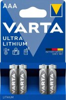 VARTA Batterien ULTRA LITHIUM Lithium Micro AAA 1,5 V, 4 St.