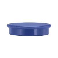 Magnete blau, Kunststoff Ø 2,4 x 0,63 cm, 10 St.