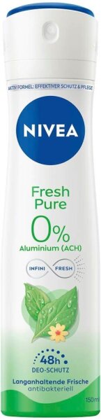 NIVEA Fresh Pure Deo-Spray 150,0 ml