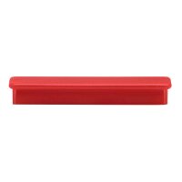 Magnete rot, Kunststoff 2,8 x 5,5 x 0,75 cm, 10 St.