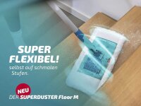 LEIFHEIT Clean Twist M Ergo static plus Wischbezug für Bodenwischer Mikrofaser 60 °C waschbar, 1 St.
