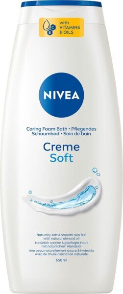 NIVEA Creme Soft Schaumbad 650,0 ml