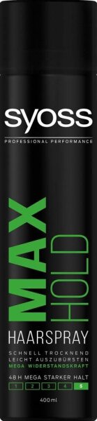 SYOSS Max Hold Halt 5 Haarspray 400 ml