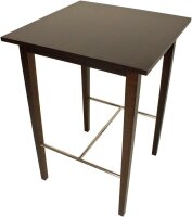 Garden Pleasure JONAS Bistrotisch quadratisch Holz wenge...