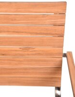 Garden Pleasure Sitzgruppe DENVER, silber Holz, Metall, 7-teilig