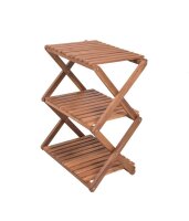 Garden Pleasure Blumenregal TULSA Holz akazie rechteckig...