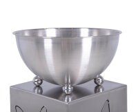 Garden Pleasure Pflanzenständer FALINA Metall silber quadratisch/rund 25,0 x 25,0 x 75,5 cm, 1 St.