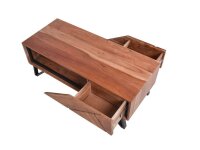 Garden Pleasure AMBALA Couchtisch rechteckig Holz akazie 120,0 x 50,0 x 46,0 cm, 1 St.