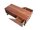 Garden Pleasure AMBALA Couchtisch rechteckig Holz akazie 120,0 x 50,0 x 46,0 cm, 1 St.