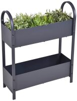 Garden Pleasure Hochbeet TULPIA Metall anthrazit...