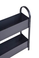 Garden Pleasure Hochbeet TULPIA Metall anthrazit rechteckig 60,0 x 22,5 x 75,0 cm, 1 St.