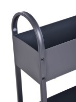Garden Pleasure Hochbeet TULPIA Metall anthrazit rechteckig 60,0 x 22,5 x 75,0 cm, 1 St.