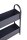 Garden Pleasure Hochbeet TULPIA Metall anthrazit rechteckig 60,0 x 22,5 x 75,0 cm, 1 St.