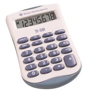 TEXAS INSTRUMENTS TI-501 Taschenrechner weiß