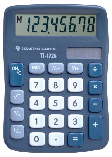 TEXAS INSTRUMENTS TI-1726 Taschenrechner blau