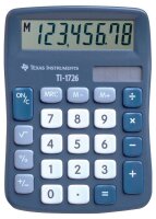 TEXAS INSTRUMENTS TI-1726 Taschenrechner blau
