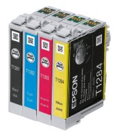 EPSON T1285M (Fuchs) schwarz, cyan, magenta, gelb Druckerpatronen, 4er-Set