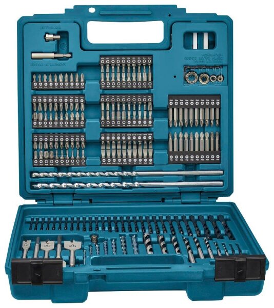 makita Bohrer- und Bit-Set E-11689, 256-teilig